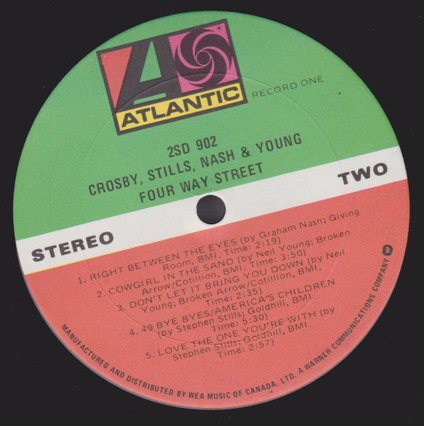 Crosby, Stills, Nash & Young – 4 Way Street (Used vinyl)