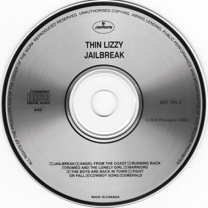 Thin Lizzy – Jailbreak (Used CD)