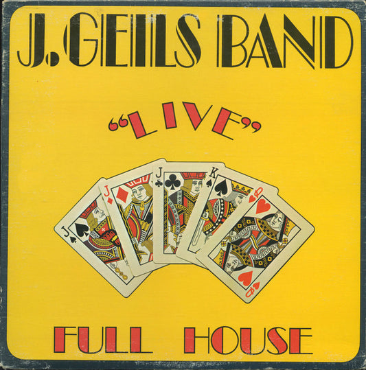 The J. Geils Band – "Live" Full House (Used vinyl)