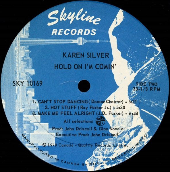 Karen Silver – Hold On I'm Comin' (Used vinyl)