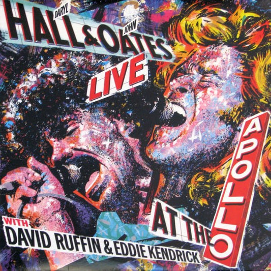 Daryl Hall & John Oates With David Ruffin & Eddie Kendrick – Live At The Apollo (Used vinyl)