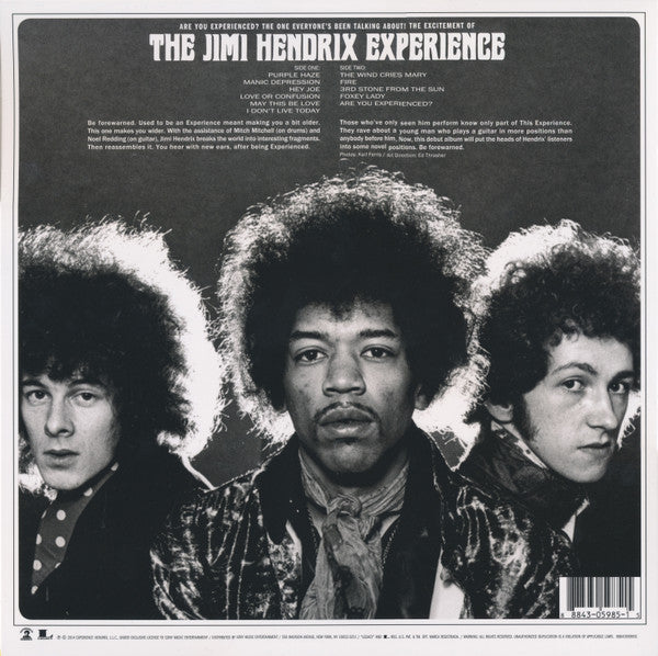 Jimi Hendrix - Are You Experienced - Authorized Hendrix family edition (New vinyl)