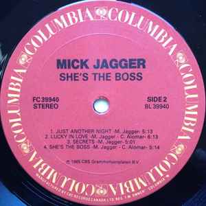 Mick Jagger – She's The Boss - Used vinyl