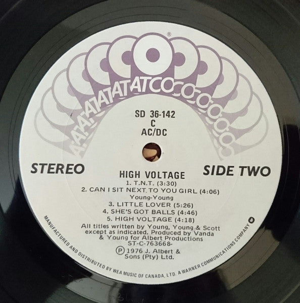 AC/DC – High Voltage (Used vinyl)