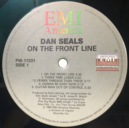 Dan Seals – On The Front Line (Used vinyl)