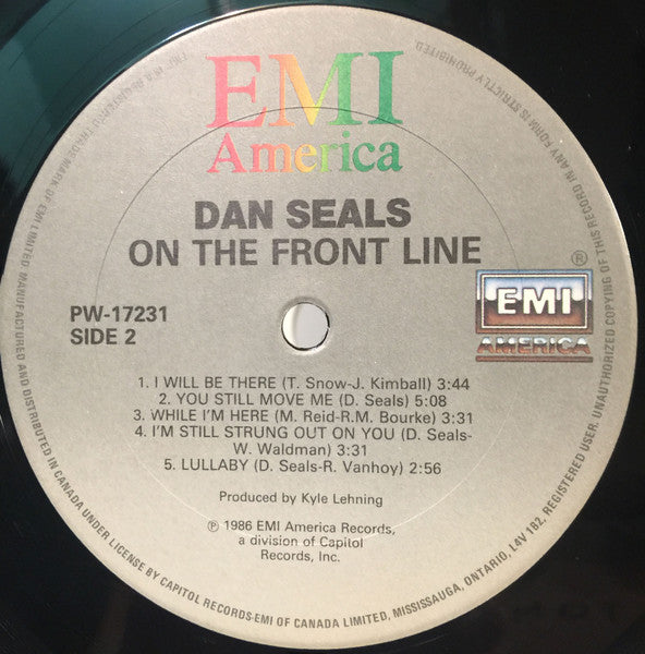 Dan Seals – On The Front Line (Used vinyl)