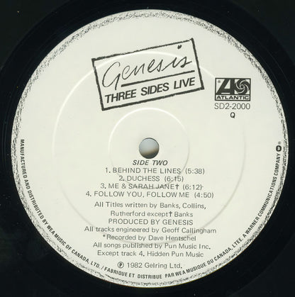 Genesis – Three Sides Live (Used vinyl)