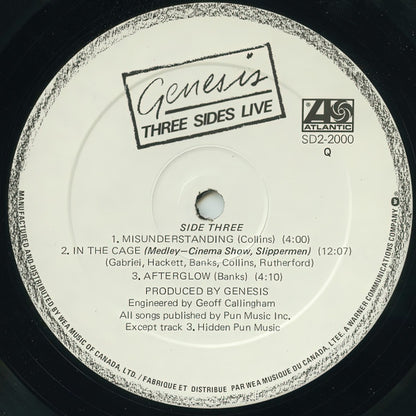 Genesis – Three Sides Live (Used vinyl)