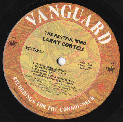 Larry Coryell – The Restful Mind (Used vinyl)
