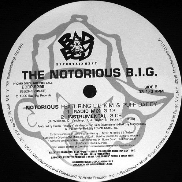 The Notorious B.I.G. – Notorious (Used vinyl)