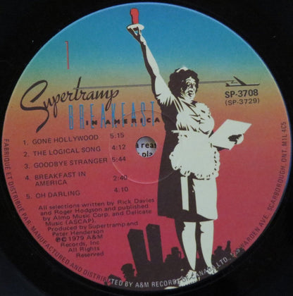 Supertramp ‎– Breakfast In America (Used vinyl)