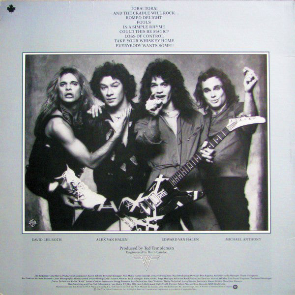 Van Halen – Women And Children First (Used vinyl)