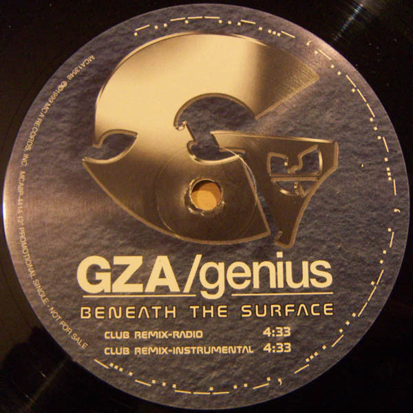 GZA / Genius ‎– Beneath The Surface (Used vinyl)