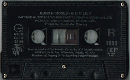 Guns N' Roses – G N' R Lies (Used cassette)