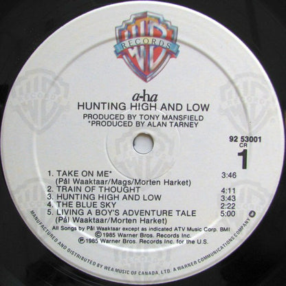 a-ha – Hunting High And Low (Used vinyl)