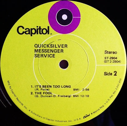 Quicksilver Messenger Service – Quicksilver Messenger Service (Used vinyl)