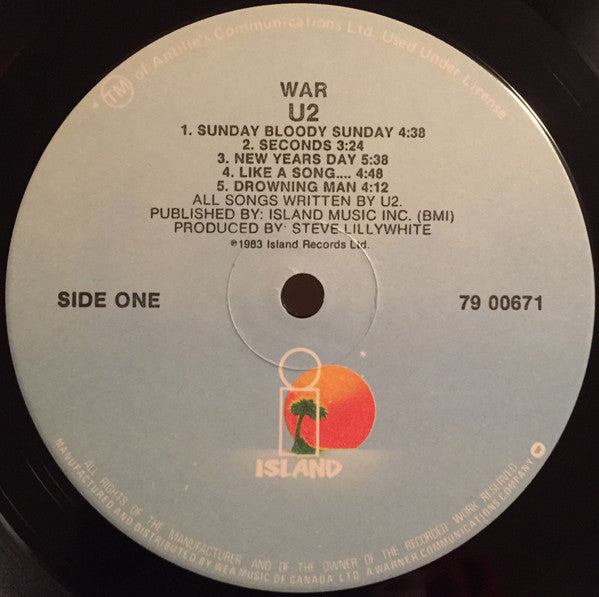 U2 – War (Used vinyl)