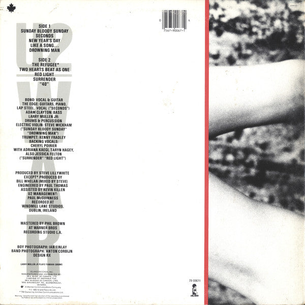 U2 – War (Used vinyl)