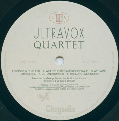 Ultravox – Quartet (Used vinyl)