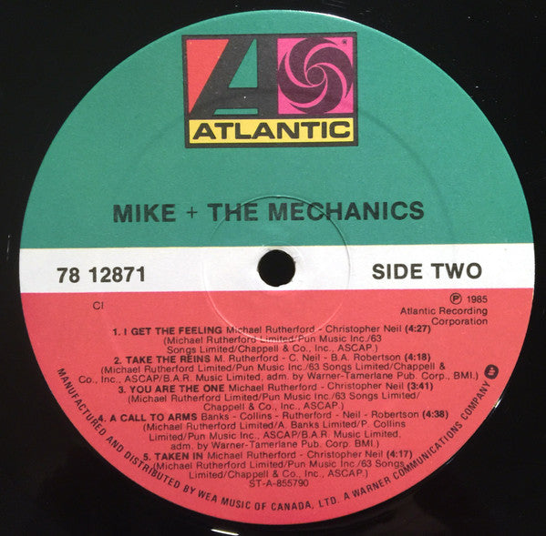 Mike + The Mechanics ‎– Mike + The Mechanics (Used vinyl)