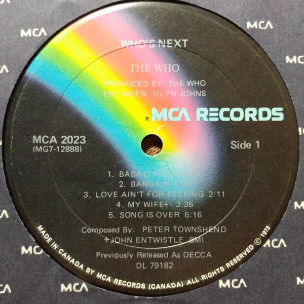The Who – Who's Next (Used vinyl)