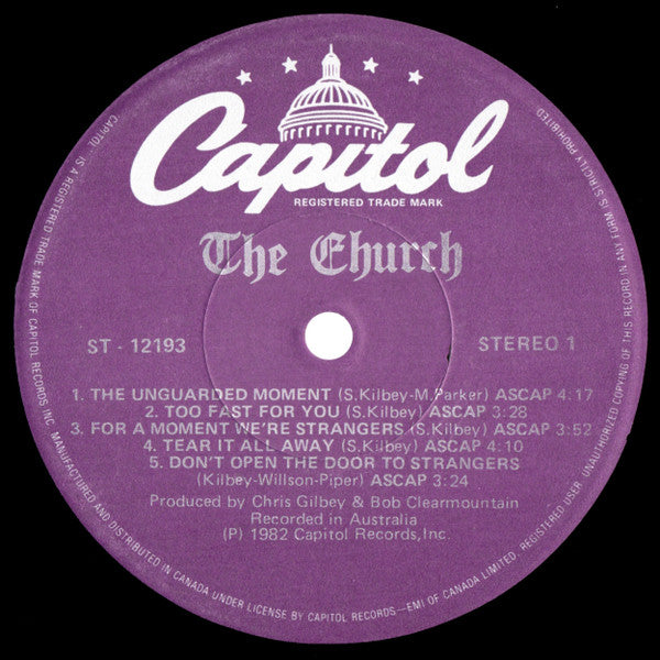The Church – The Church (Used vinyl)