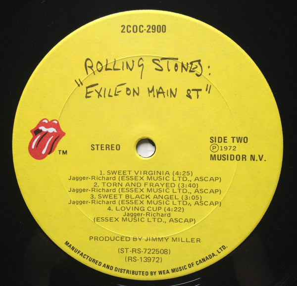 The Rolling Stones – Exile On Main St. (Used vinyl)