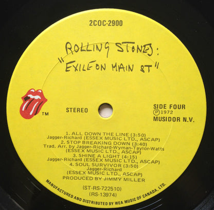 The Rolling Stones – Exile On Main St. (Used vinyl)