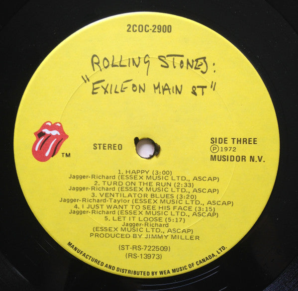 The Rolling Stones – Exile On Main St. (Used vinyl)