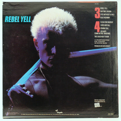 Billy Idol – Rebel Yell (Used Vinyl)