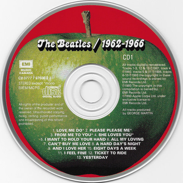 The Beatles – 1962-1966 (Double disc) - Used CD