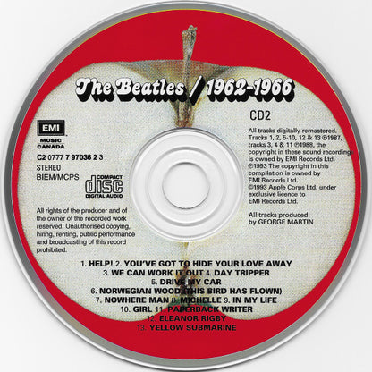The Beatles – 1962-1966 (Double disc) - Used CD