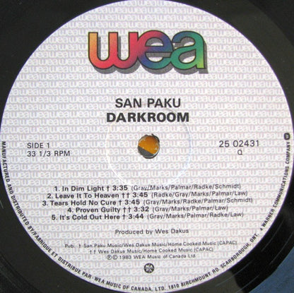 Darkroom (2) – San Paku - Used vinyl