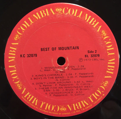 Mountain – The Best Of Mountain (Used vinyl)