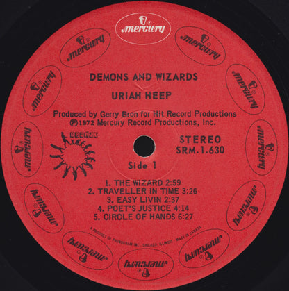 Uriah Heep ‎– Demons And Wizards (Used vinyl)