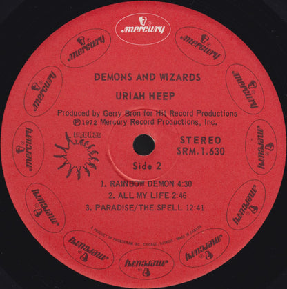 Uriah Heep ‎– Demons And Wizards (Used vinyl)