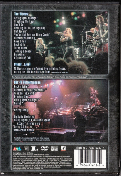 Judas Priest – Electric Eye (Used DVD)