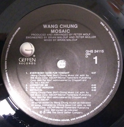 Wang Chung – Mosaic (Used vinyl)