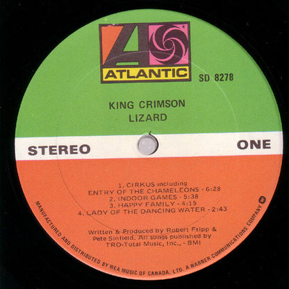 King Crimson – Lizard (Used vinyl)
