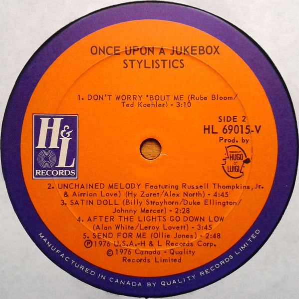 The Stylistics – Once Upon A Juke Box (Used vinyl)