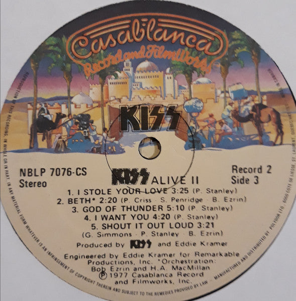 Kiss – Alive II (Used vinyl)