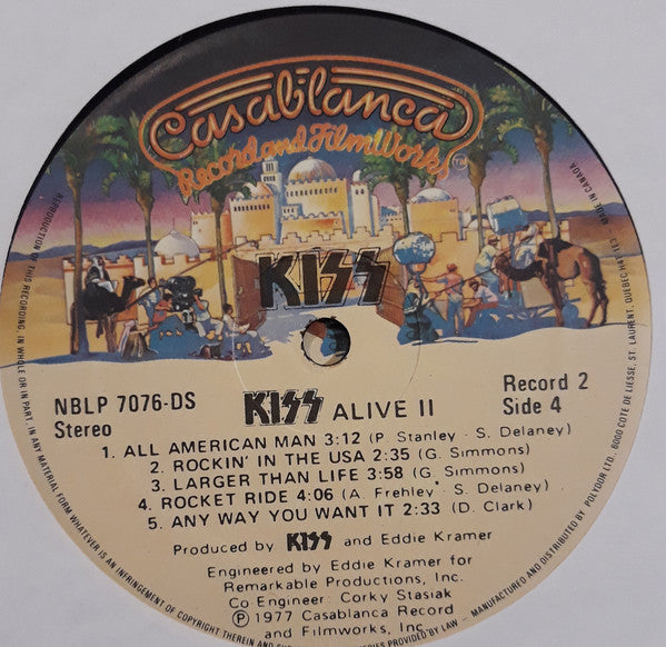 Kiss – Alive II (Used vinyl)