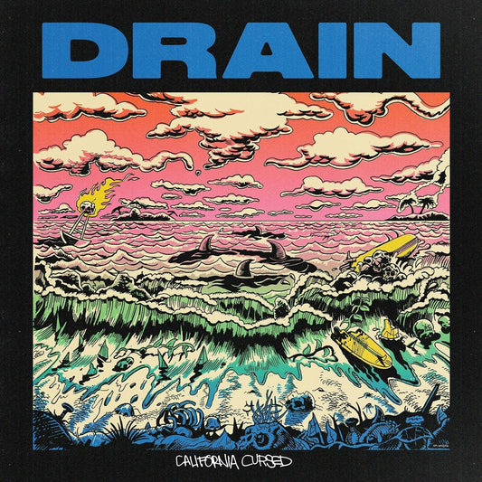 Drain - California cursed (Baby Blue New Vinyl)