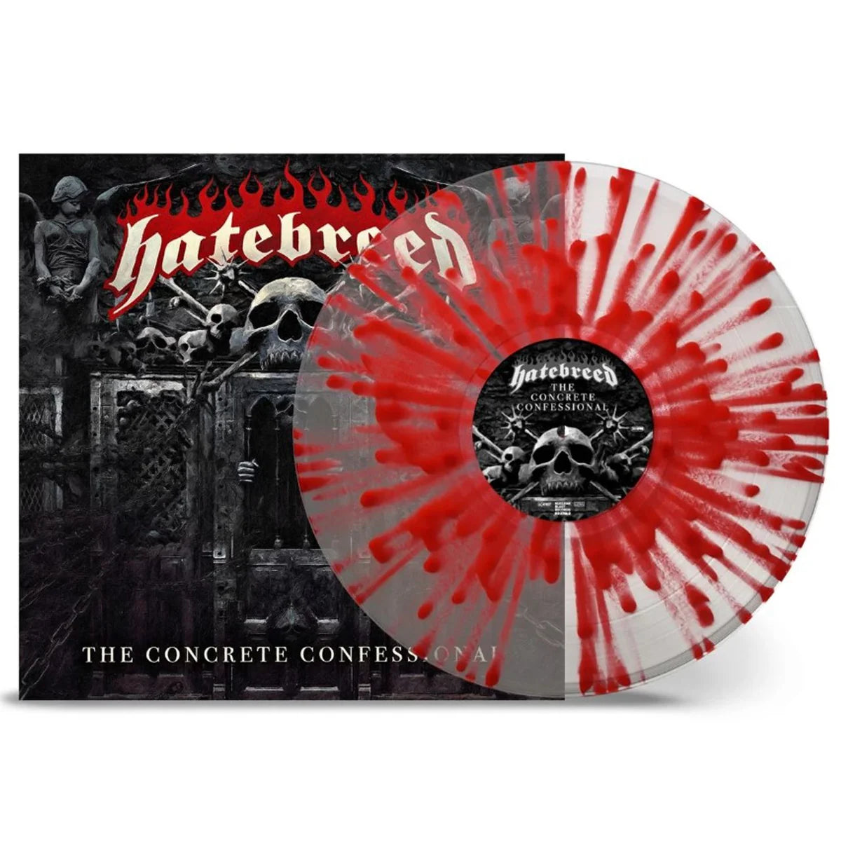 Hatebreed - The Concrete Confessional (Clear w/ Red Splatter New vinyl)
