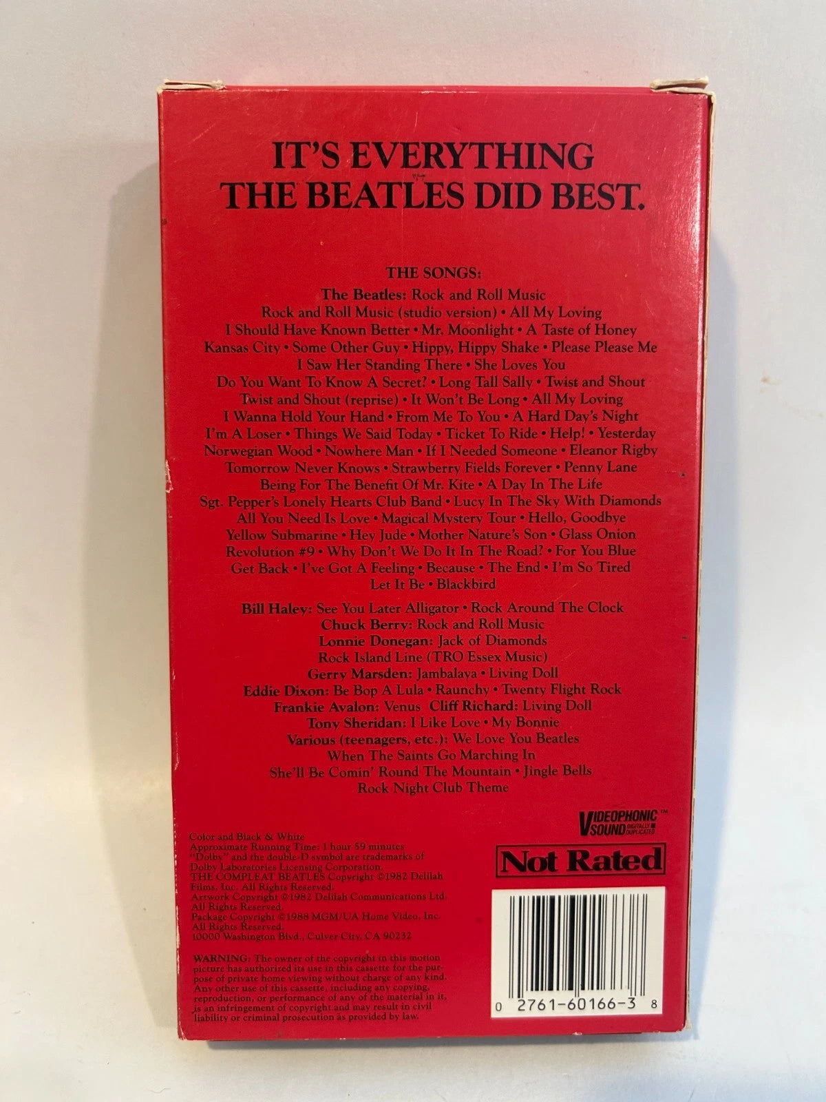 The Beatles – The Compleat Beatles (Used VHS)