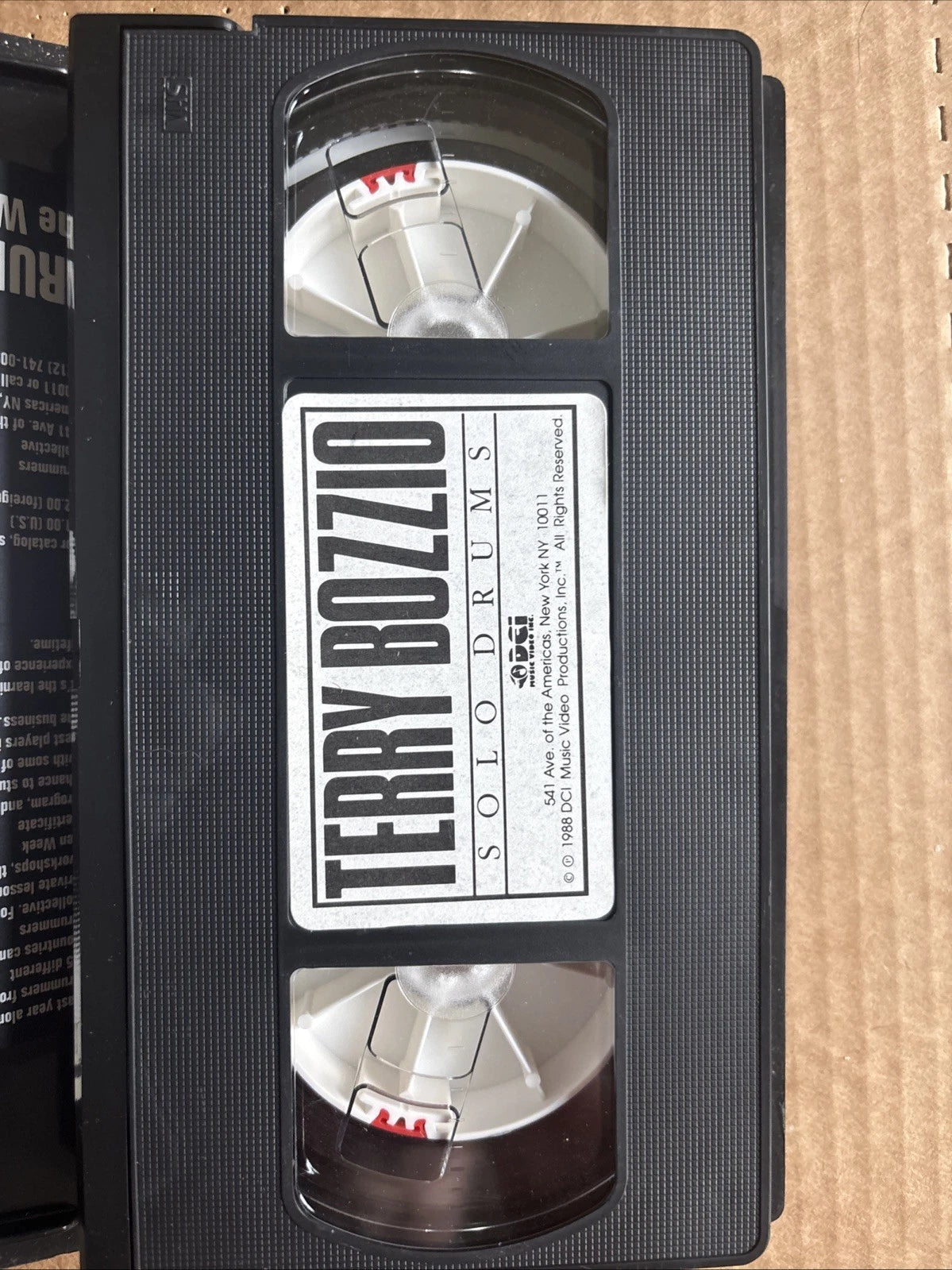 Terry Bozzio - Solo Drums (Used VHS) (Rare HTF Vintage DCI Music Videos)